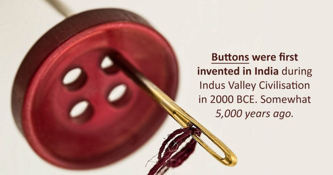 20 Great Indian Discoveries Inventions Factend   Buttons Were Invented In India 1086x570 