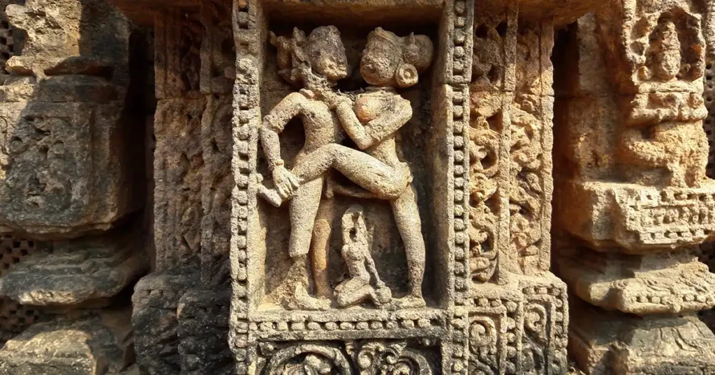Erotic Sculptures at The Konark Sun Temple